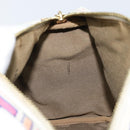 FENDI Zucca Canvas Boston Bag PVC Multicolor Gold Auth 173235V-21