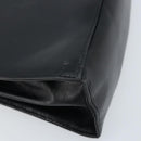 Salvatore Ferragamo Gancini Hand Bag Leather Black Gold Auth 173237-13