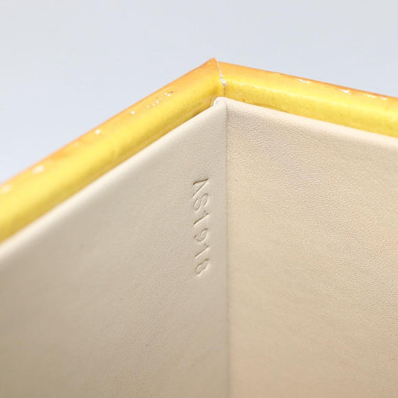 LOUIS VUITTON Monogram Vernis Bleecker Cosmetic Pouch Beige M91002 Auth 173240
