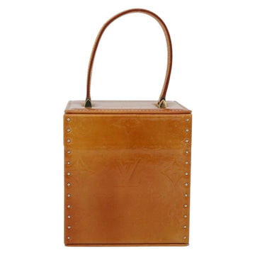 LOUIS VUITTON Monogram Vernis Bleecker Cosmetic Pouch Beige M91002 Auth 173240 - 0