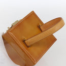 LOUIS VUITTON Monogram Vernis Bleecker Cosmetic Pouch Beige M91002 Auth 173240-6