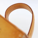 LOUIS VUITTON Monogram Vernis Bleecker Cosmetic Pouch Beige M91002 Auth 173240-8