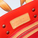 LOUIS VUITTON Monogram Vernis Reade PM Hand Bag Red Rouge M91088 LV Auth 173241-19