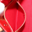 LOUIS VUITTON Monogram Vernis Reade PM Hand Bag Red Rouge M91088 LV Auth 173241-23