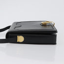BALLY Shoulder Bag Leather Black Gold Auth 173248A-4