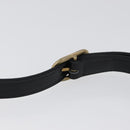 BALLY Shoulder Bag Leather Black Gold Auth 173248A-8