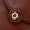 TIFFANY&Co. Schultertasche mit Kette Leder Braun Gold Auth 173250V-18