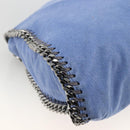 Stella MacCartney Chain Falabella Small Polyester 2way Blue 234387 Auth 173251-13