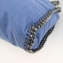 Stella MacCartney Chain Falabella Small Polyester 2way Blue 234387 Auth 173251-14