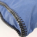 Stella MacCartney Chain Falabella Small Polyester 2way Blue 234387 Auth 173251-15