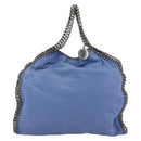 Stella MacCartney Chain Falabella Small Polyester 2way Blue 234387 Auth 173251-2