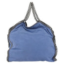 Stella MacCartney Chain Falabella Small Polyester 2way Blue 234387 Auth 173251-3
