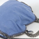 Stella MacCartney Chain Falabella Small Polyester 2way Blue 234387 Auth 173251-6