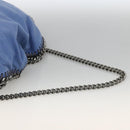 Stella MacCartney Chain Falabella Small Polyester 2way Blue 234387 Auth 173251-9