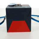 LOUIS VUITTON Epi Breaker Box Cosmetic Pouch Safir LV Auth 173257M-5