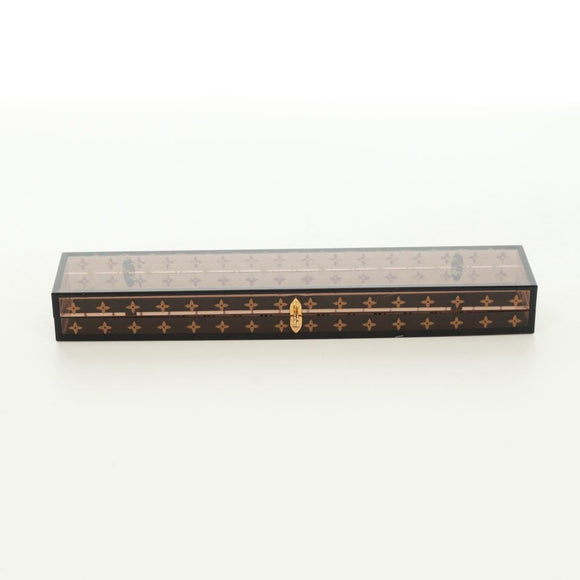 LOUIS VUITTON Monogram Chop Stick Wood Brown LV Auth 173258A