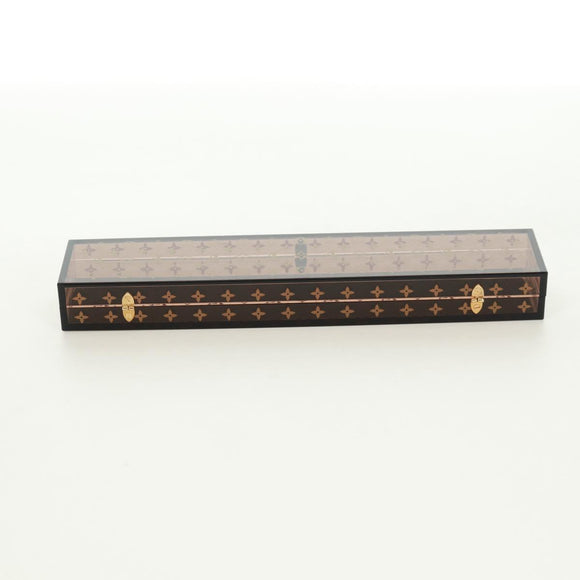 LOUIS VUITTON Monogram Chop Stick Wood Brown LV Auth 173258A