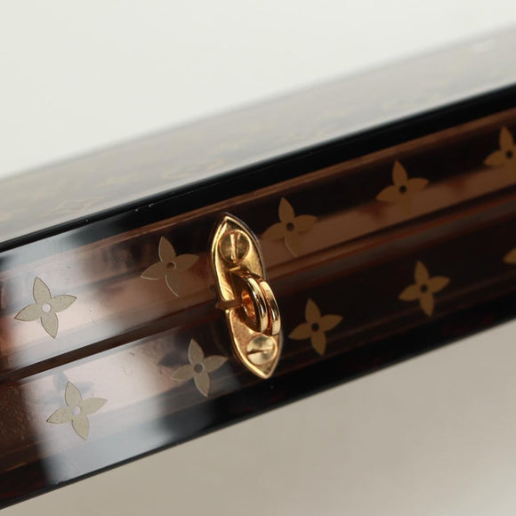 LOUIS VUITTON Monogram Chop Stick Wood Brown LV Auth 173258A