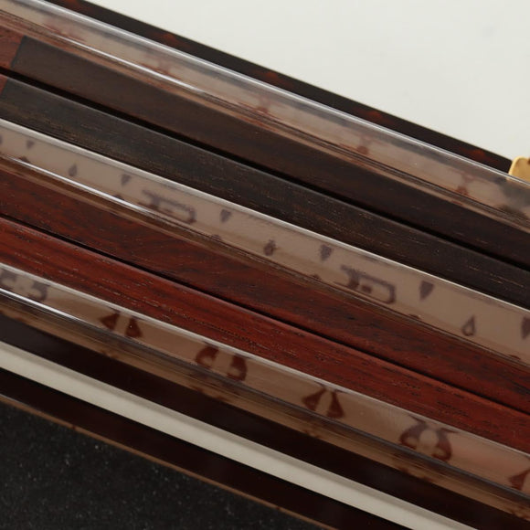LOUIS VUITTON Monogram Chop Stick Wood Brown LV Auth 173258A