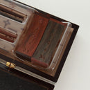 LOUIS VUITTON Monogram Chop Stick Wood Brown LV Auth 173258A-6