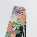 HERMES Twilly Scarf ""En Liberté ! "" Silk Multicolor Auth 173260A-10