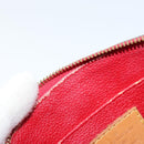 LOUIS VUITTON Monogram Vernis Pochette Pouch Red Slys M90172 LV Auth 173261-9