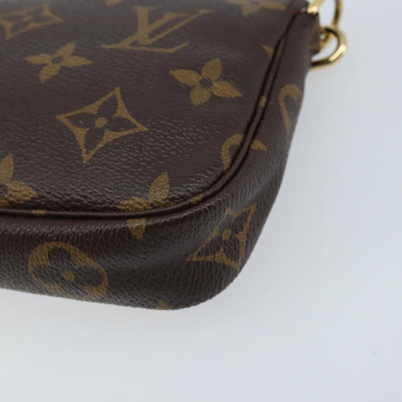 LOUIS VUITTON Monogram Vivienne Mini Pochette Accessoires M80863 LV Auth 173263SAM