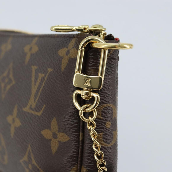 LOUIS VUITTON Monogram Vivienne Mini Pochette Accessoires M80863 LV Auth 173263SAM