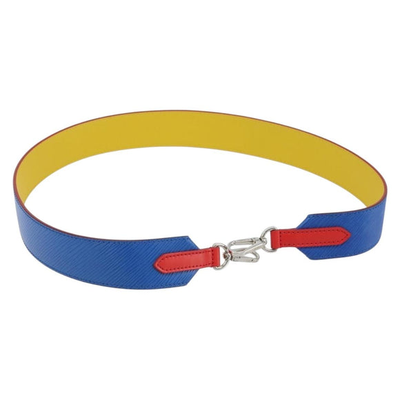 LOUIS VUITTON Epi Shoulder Strap 38.6"" Blue LV Auth 173264V