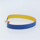 LOUIS VUITTON Epi Shoulder Strap 38.6"" Blue LV Auth 173264V-4