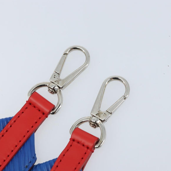 LOUIS VUITTON Epi Shoulder Strap 38.6"" Blue LV Auth 173264V