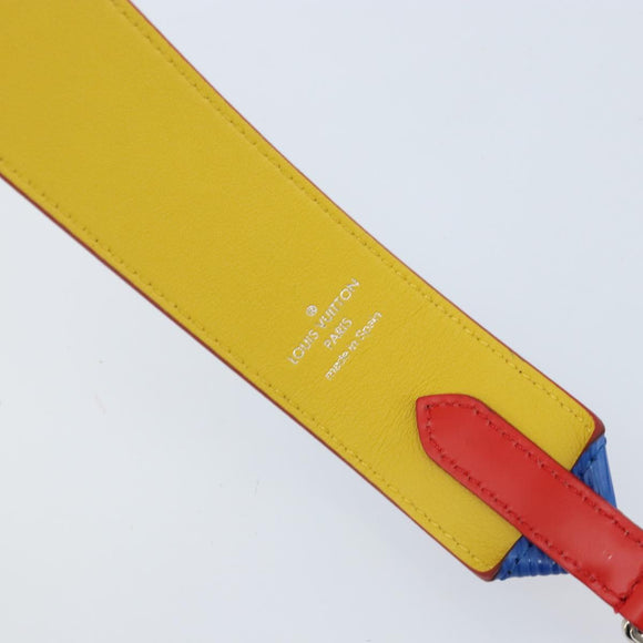 LOUIS VUITTON Epi Shoulder Strap 38.6"" Blue LV Auth 173264V