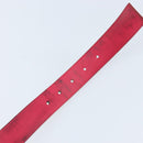 LOUIS VUITTON Multicolor Ceinture Carre Belt White LV Auth 173265-9