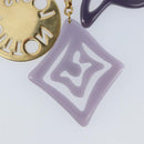 LOUIS VUITTON Porte ClesThai Chainne Charm metal Gold Tone LV Auth 173268V-13