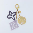 LOUIS VUITTON Porte ClesThai Chainne Charm metal Gold Tone LV Auth 173268V-2
