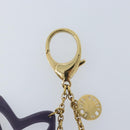 LOUIS VUITTON Porte ClesThai Chainne Charm metal Gold Tone LV Auth 173268V-3