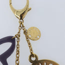 LOUIS VUITTON Porte ClesThai Chainne Charm metal Gold Tone LV Auth 173268V-4
