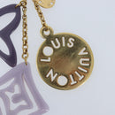 LOUIS VUITTON Porte ClesThai Chainne Charm metal Gold Tone LV Auth 173268V-6