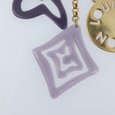 LOUIS VUITTON Porte ClesThai Chainne Charm metal Gold Tone LV Auth 173268V-7