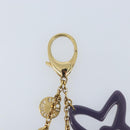 LOUIS VUITTON Porte ClesThai Chainne Charm metal Gold Tone LV Auth 173268V-9