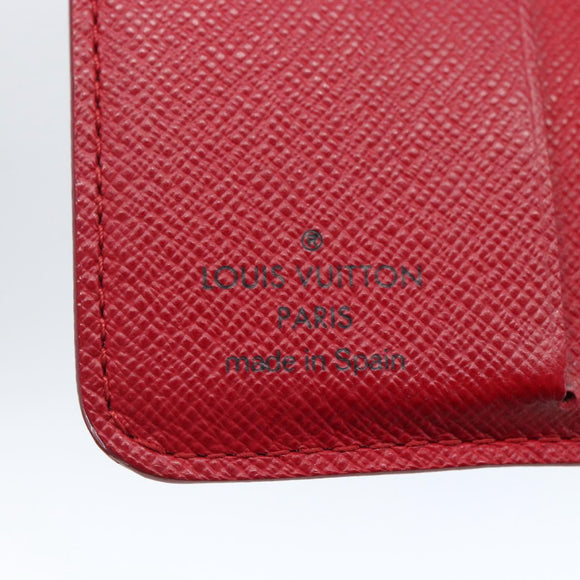 LOUIS VUITTON Monogram Cherry Compact zip Bifold Wallet M95005 LV Auth 173270V