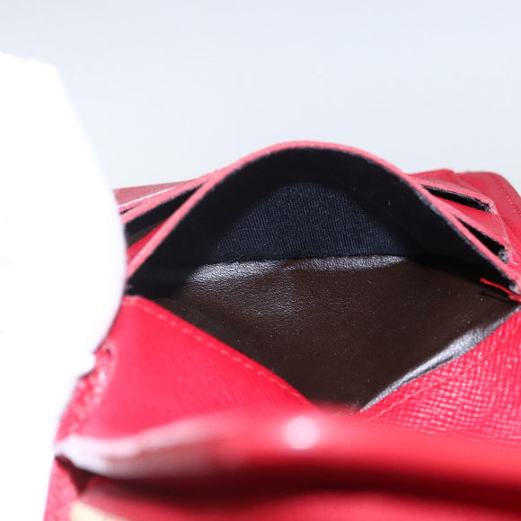 LOUIS VUITTON Monogram Cherry Compact zip Bifold Wallet M95005 LV Auth 173270V