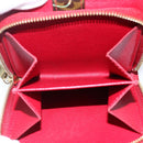 LOUIS VUITTON Monogram Cherry Compact zip Bifold Wallet M95005 LV Auth 173270V-21
