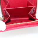 LOUIS VUITTON Monogram Cherry Compact zip Bifold Wallet M95005 LV Auth 173270V-22