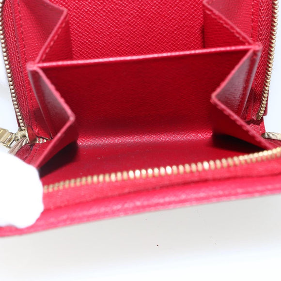 LOUIS VUITTON Monogram Cherry Compact zip Bifold Wallet M95005 LV Auth 173270V