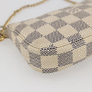 LOUIS VUITTON Damier Azur Mini Pochette Accessoires Pouch N63005 LV Auth 173274A-11