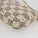 LOUIS VUITTON Damier Azur Mini Pochette Accessoires Pouch N63005 LV Auth 173274A-12