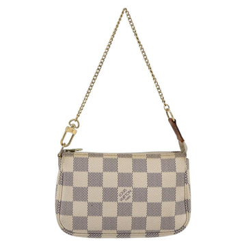 LOUIS VUITTON Damier Azur Mini Pochette Accessoires Pouch N63005 LV Auth 173274A - 0