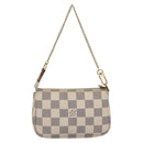 LOUIS VUITTON Damier Azur Mini Pochette Accessoires Pouch N63005 LV Auth 173274A-3
