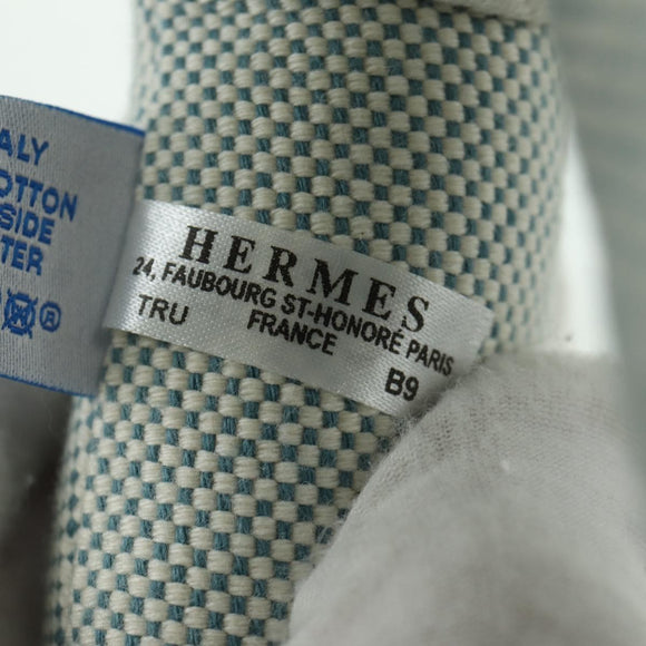 HERMES Dragon Epope Knuffel Katoen Groen Auth 173277M